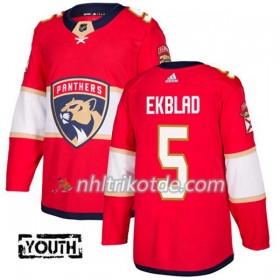 Florida Panthers Trikot Aaron Ekblad 5 Adidas 2017-2018 Rot Authentic - Kinder